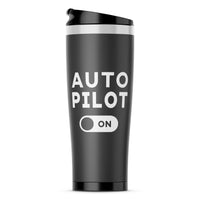Thumbnail for Auto Pilot ON Designed Travel Mugs