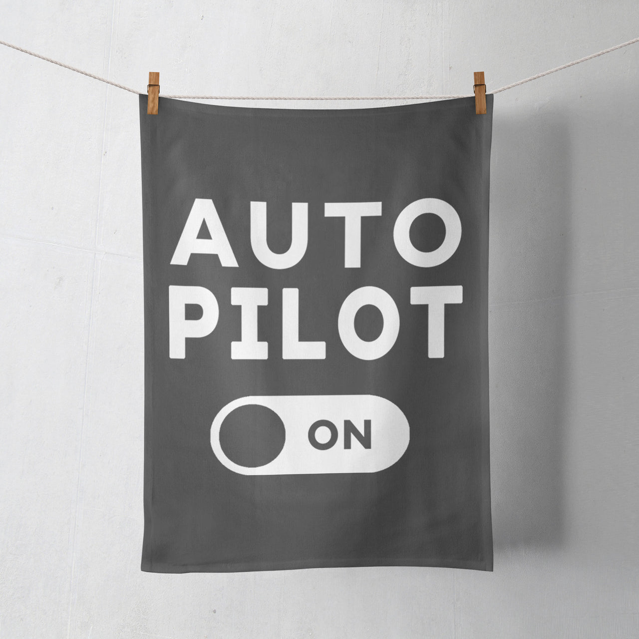 Auto Pilot ON Designed Towels