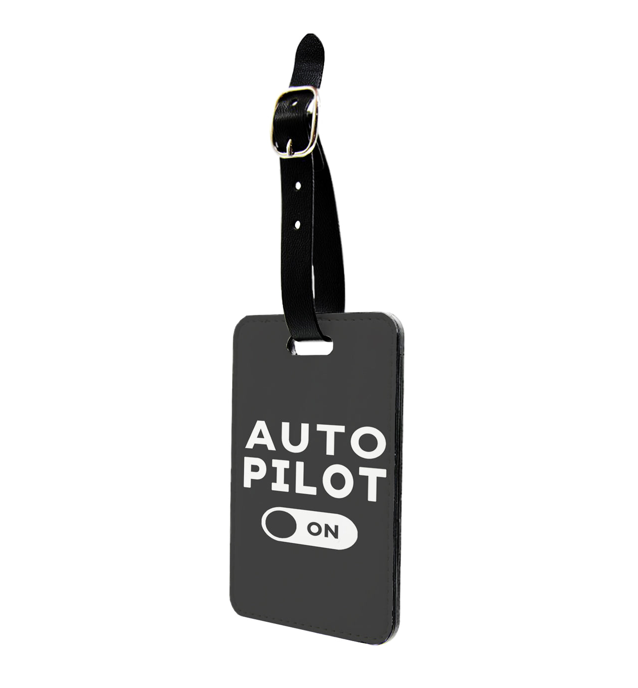 Auto Pilot ON Designed Luggage Tag