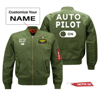 Thumbnail for Auto Pilot ON Designed Pilot Jackets (Customizable)
