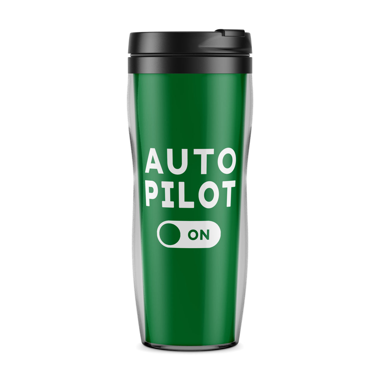 Auto Pilot ON Designed Travel Mugs