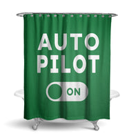 Thumbnail for Auto Pilot ON Designed Shower Curtains