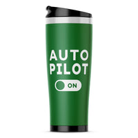 Thumbnail for Auto Pilot ON Designed Travel Mugs