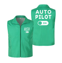 Thumbnail for Auto Pilot ON Designed Thin Style Vests