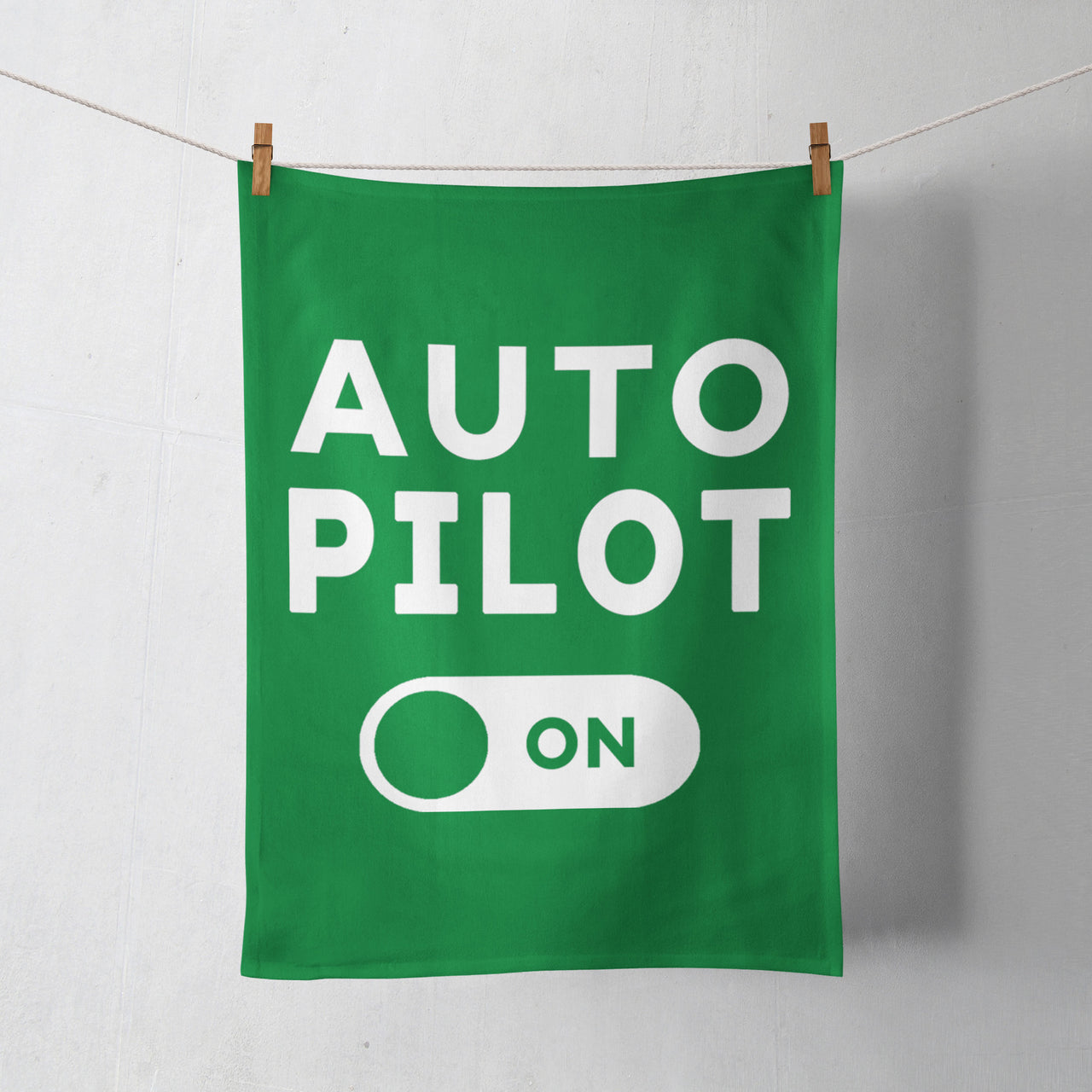 Auto Pilot ON Designed Towels