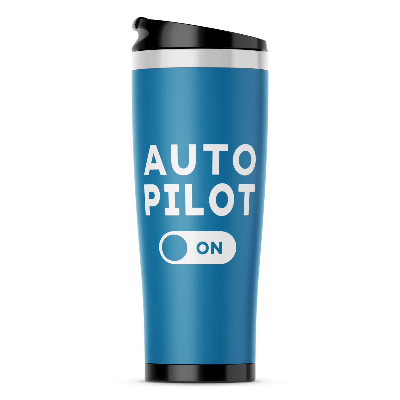 Auto Pilot ON Designed Travel Mugs