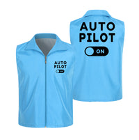 Thumbnail for Auto Pilot ON Designed Thin Style Vests