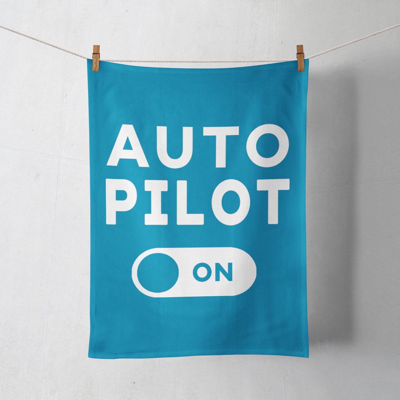 Auto Pilot ON Designed Towels