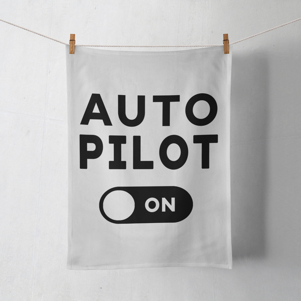 Auto Pilot ON Designed Towels