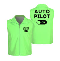 Thumbnail for Auto Pilot ON Designed Thin Style Vests