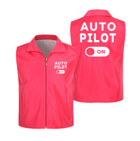 Thumbnail for Auto Pilot ON Designed Thin Style Vests