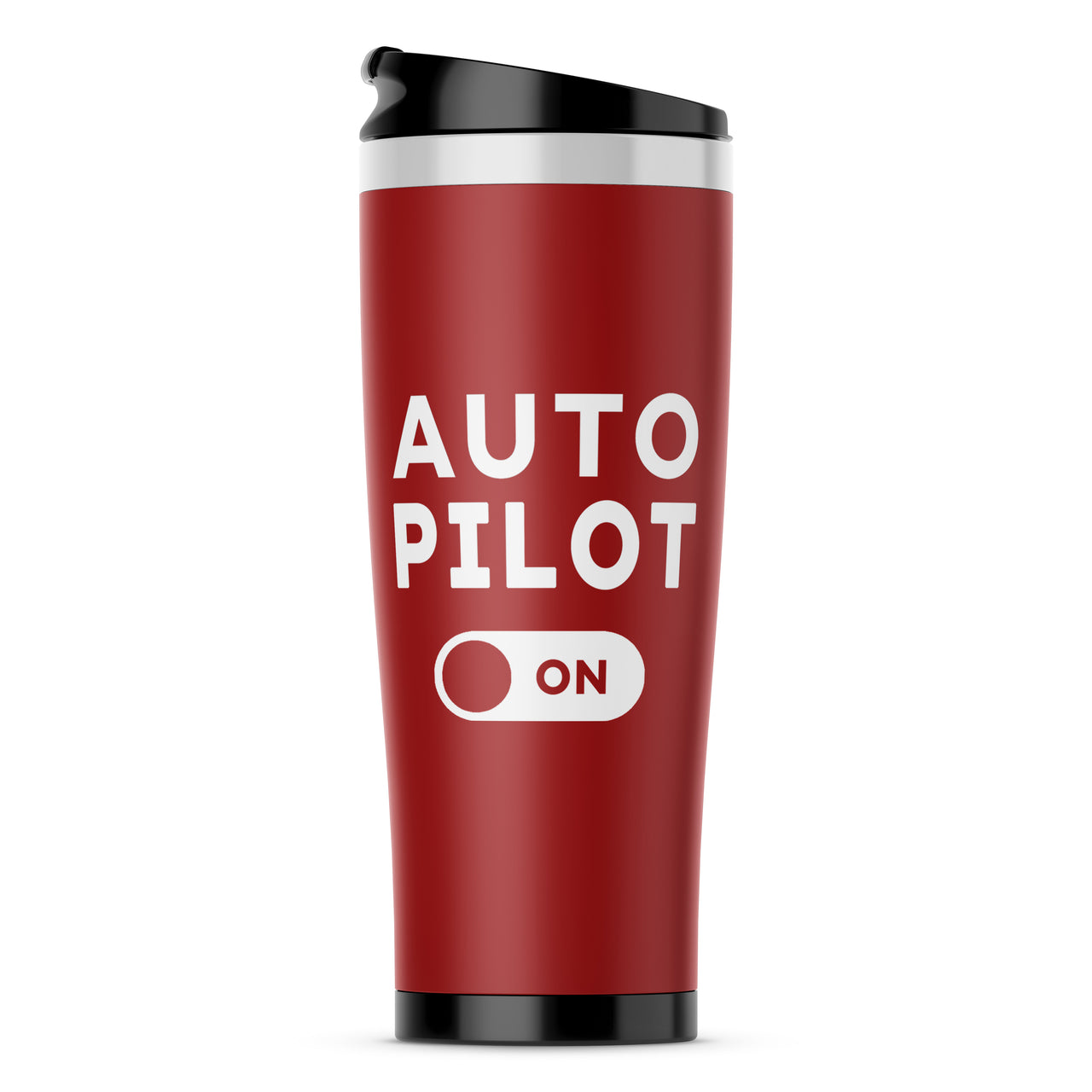 Auto Pilot ON Designed Travel Mugs