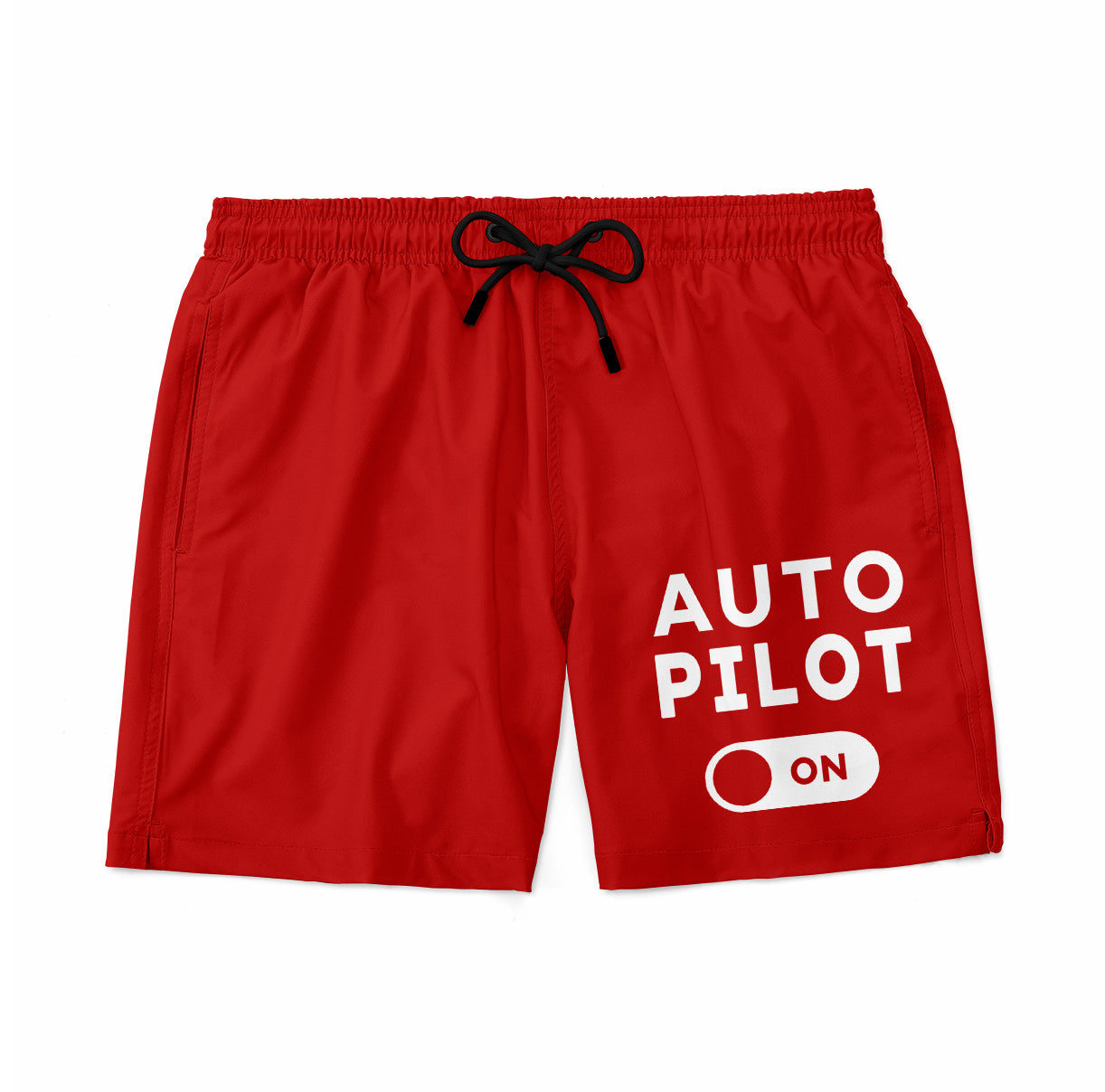 Auto Pilot ON Designed Swim Trunks & Shorts