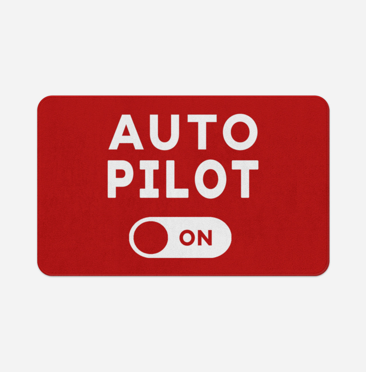 Auto Pilot ON Designed Bath Mats