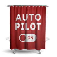 Thumbnail for Auto Pilot ON Designed Shower Curtains