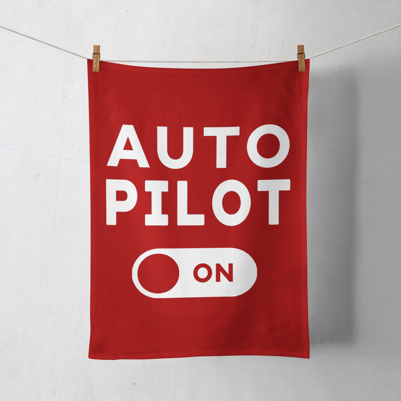 Auto Pilot ON Designed Towels