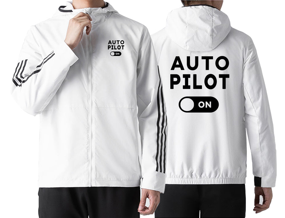 Auto Pilot ON Designed Sport Style Jackets