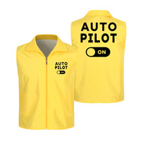 Thumbnail for Auto Pilot ON Designed Thin Style Vests