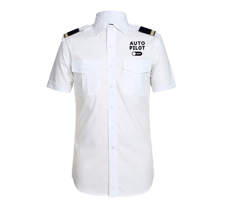Auto Pilot Off Designed Pilot Shirts