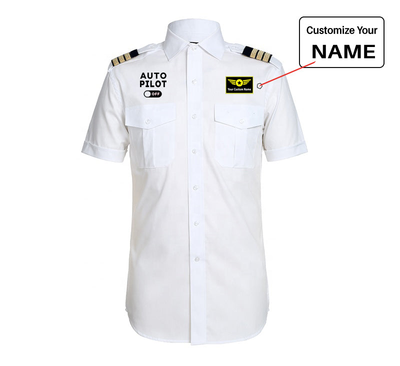 Auto Pilot Off Designed Pilot Shirts