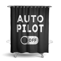 Thumbnail for Auto Pilot Off Designed Shower Curtains