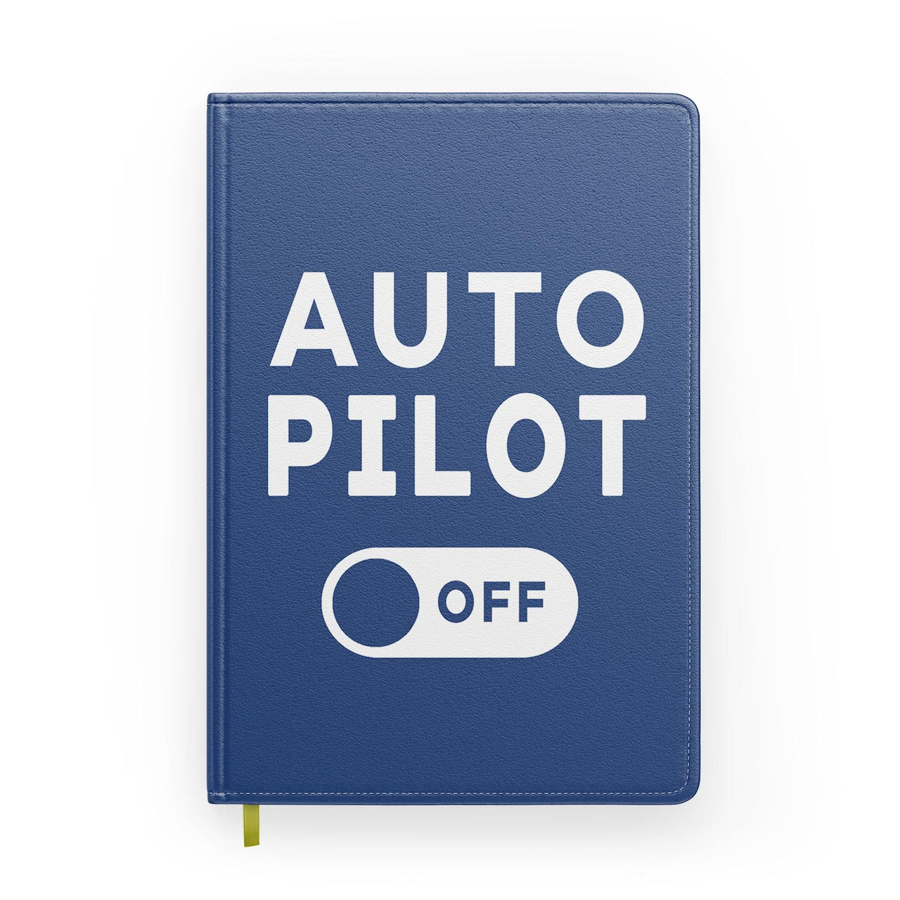 Auto Pilot Off Designed Notebooks