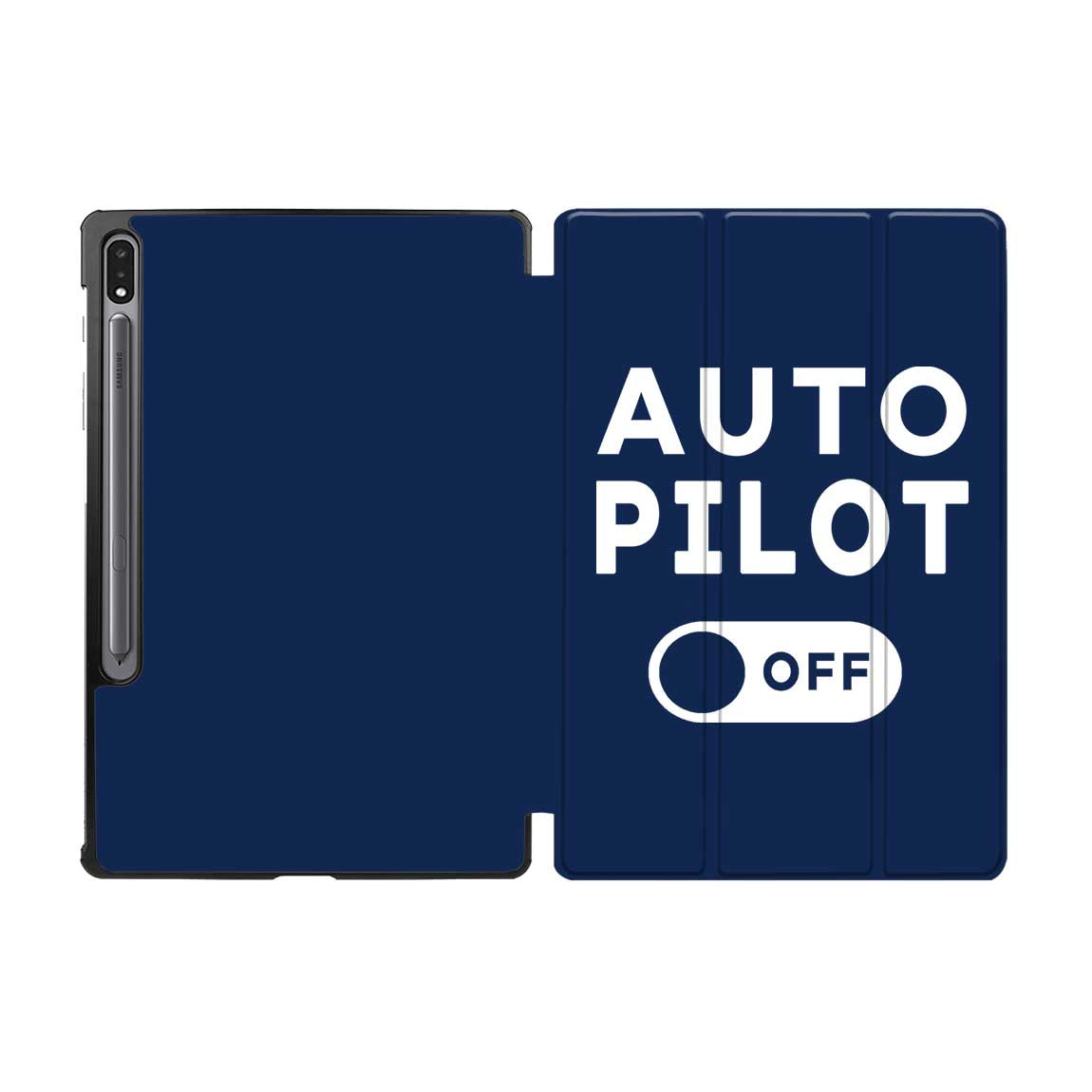 Auto Pilot Off Designed Samsung Tablet Cases