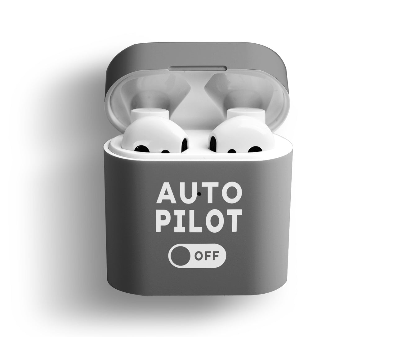 Auto Pilot Off Designed AirPods  Cases