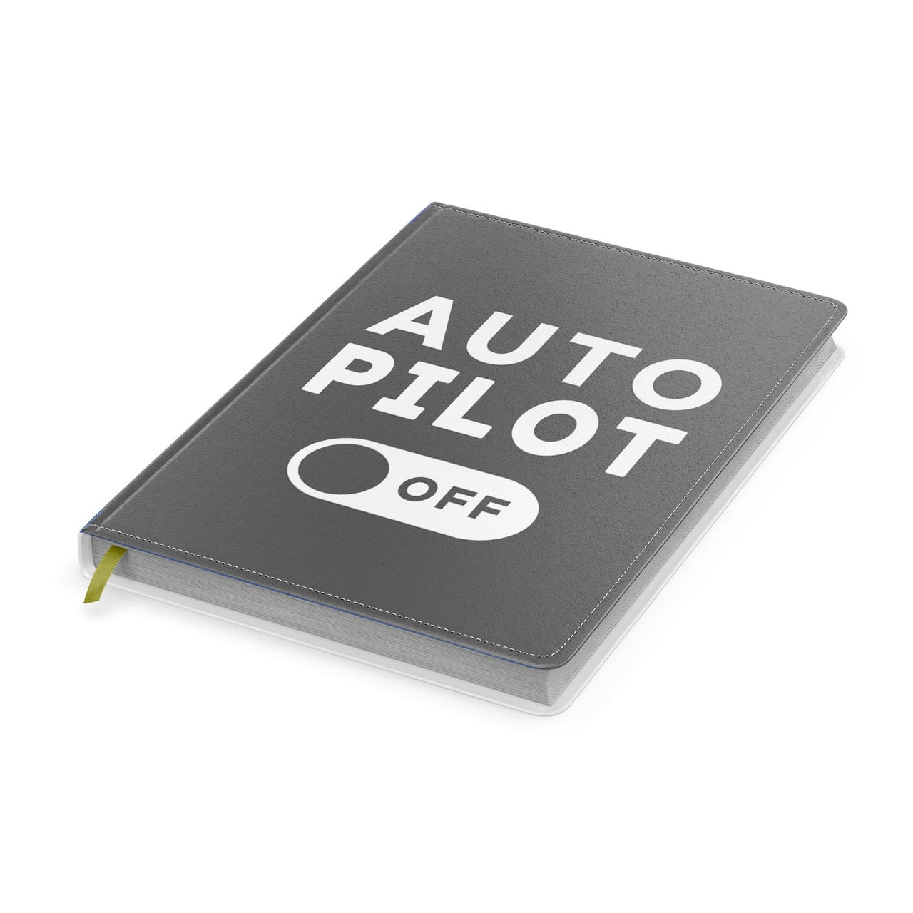 Auto Pilot Off Designed Notebooks