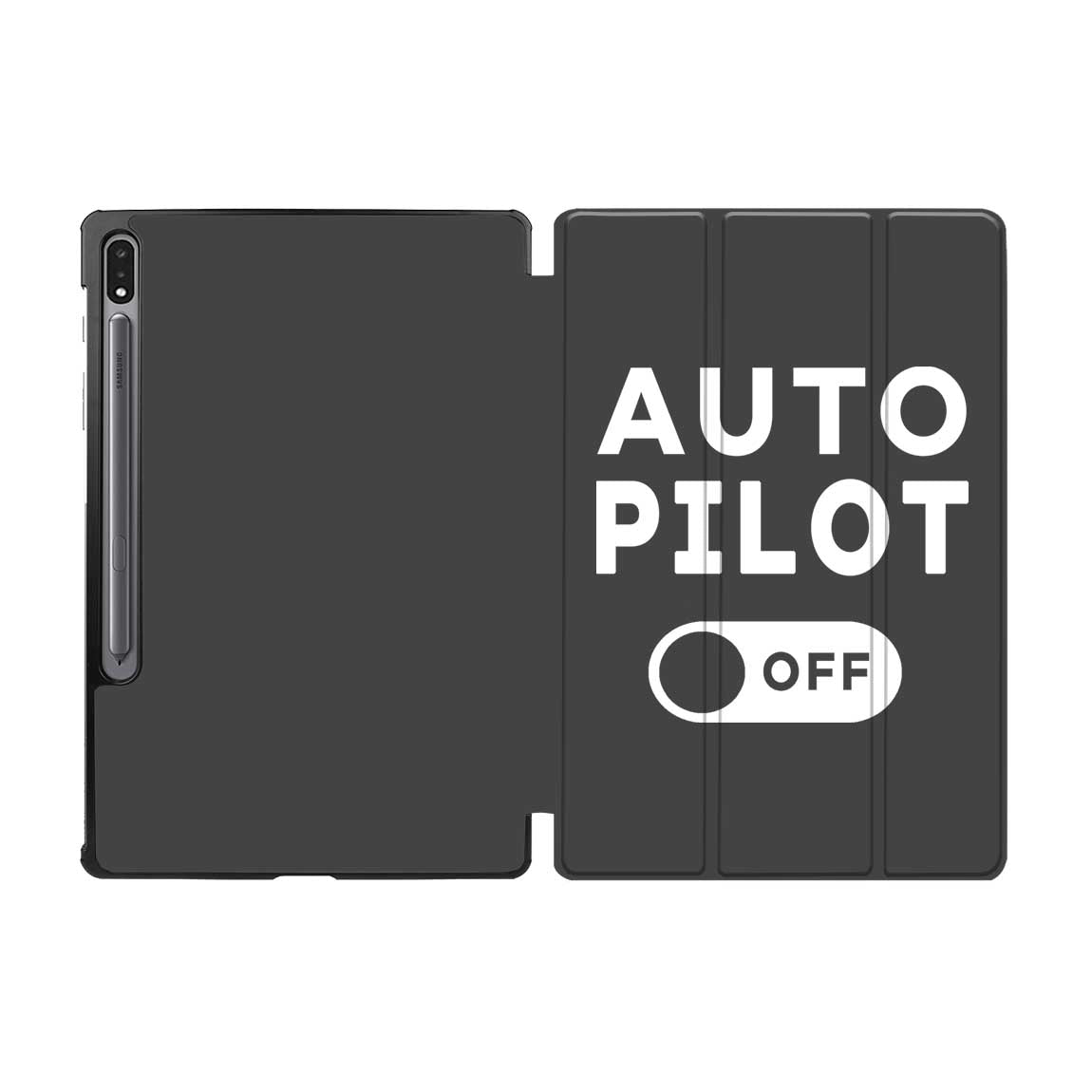 Auto Pilot Off Designed Samsung Tablet Cases