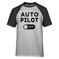 Thumbnail for Auto Pilot Off Designed Raglan T-Shirts