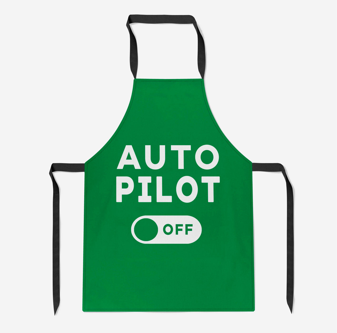 Auto Pilot Off Designed Kitchen Aprons