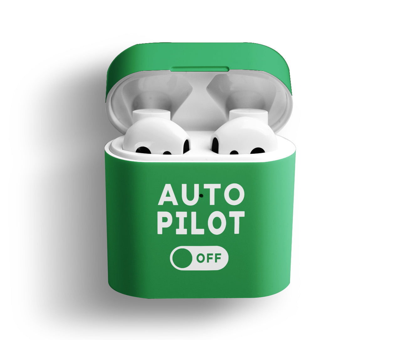 Auto Pilot Off Designed AirPods Cases