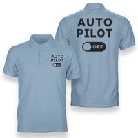 Thumbnail for Auto Pilot Off Designed Double Side Polo T-Shirts