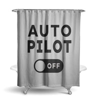 Thumbnail for Auto Pilot Off Designed Shower Curtains