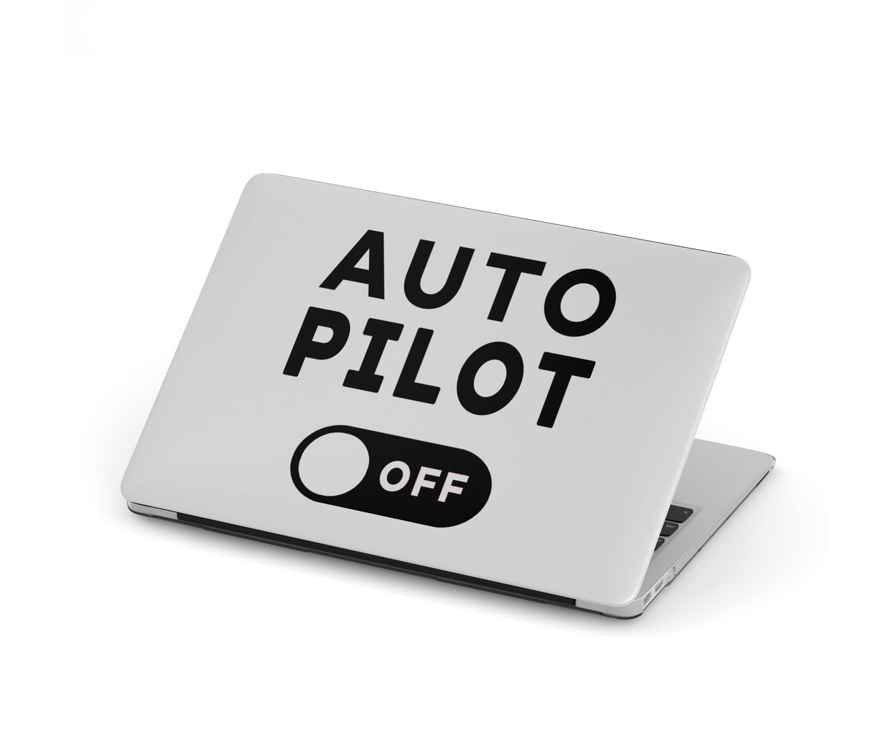 Auto Pilot Off Designed Macbook Cases
