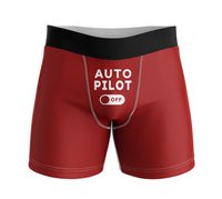 Thumbnail for Auto Pilot Off Designed Men Boxers