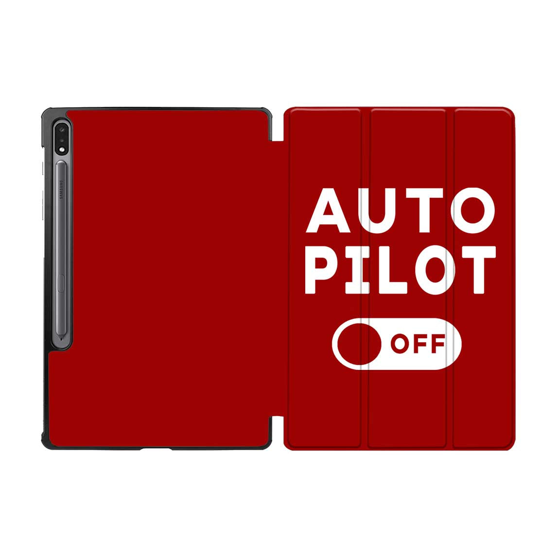 Auto Pilot Off Designed Samsung Tablet Cases