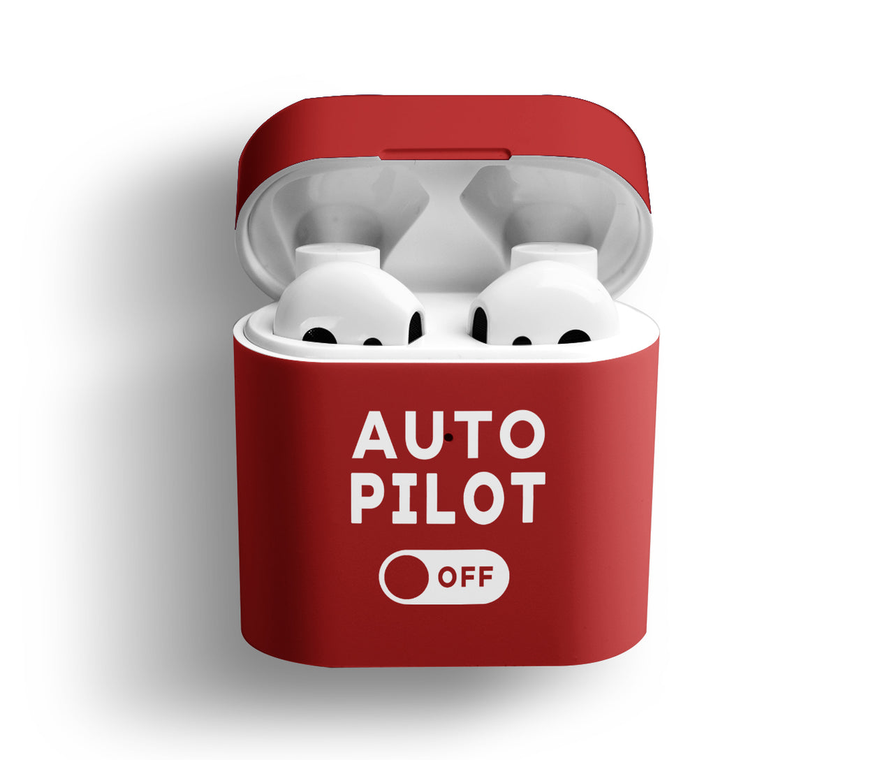Auto Pilot Off Designed AirPods  Cases