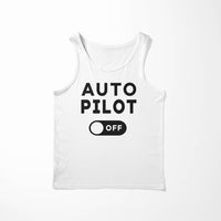 Thumbnail for Auto Pilot Off Designed Tank Tops
