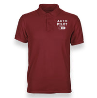 Thumbnail for Auto Pilot On Designed Polo T-Shirts