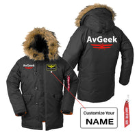 Thumbnail for Avgeek Designed Parka Bomber Jackets
