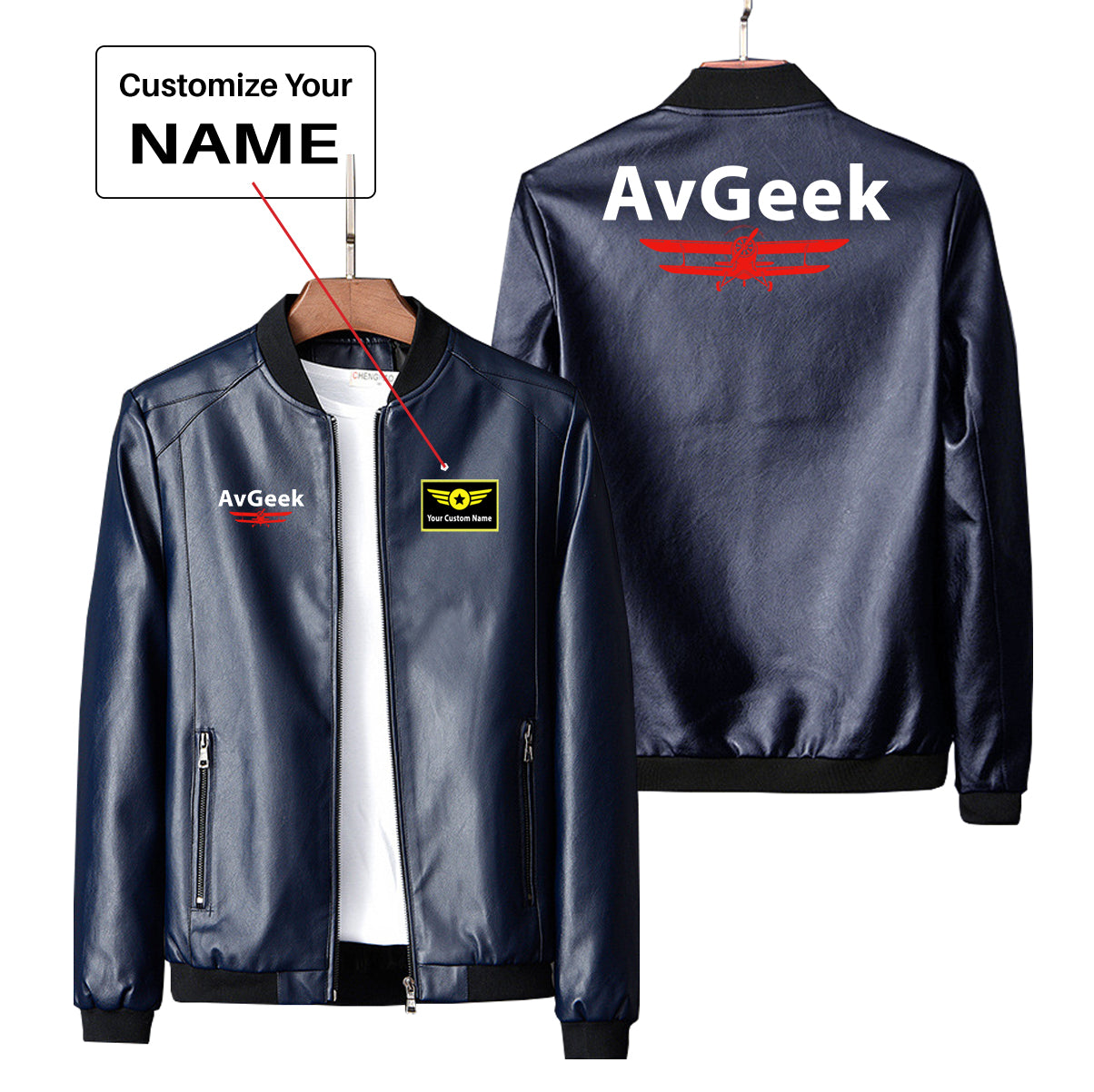 Avgeek Designed PU Leather Jackets