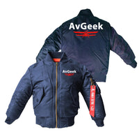 Thumbnail for Avgeek Designed Children Bomber Jackets