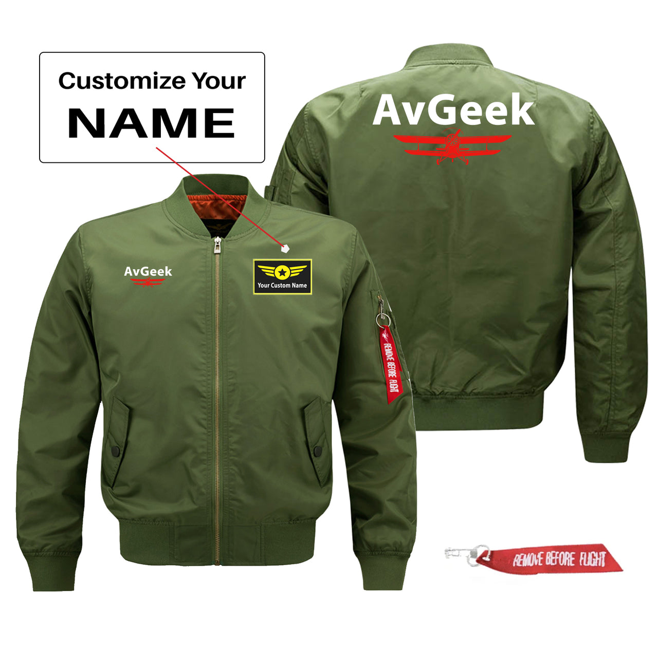 Avgeek Designed Pilot Jackets (Customizable)