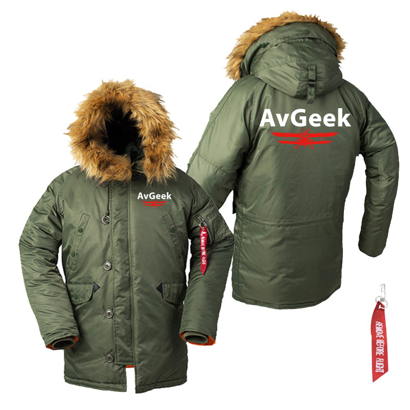 Avgeek Designed Parka Bomber Jackets
