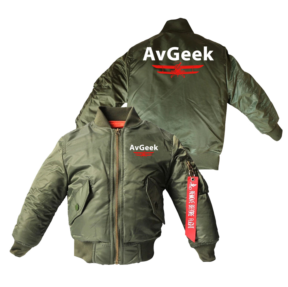 Avgeek Designed Children Bomber Jackets