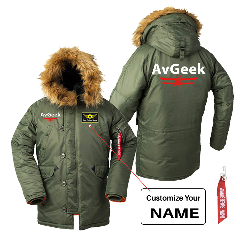 Avgeek Designed Parka Bomber Jackets