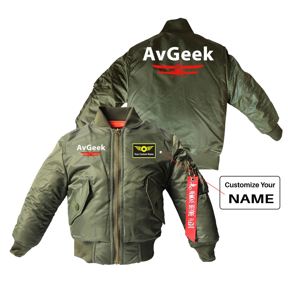 Avgeek Designed Children Bomber Jackets