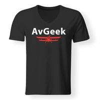 Thumbnail for Avgeek Designed V-Neck T-Shirts